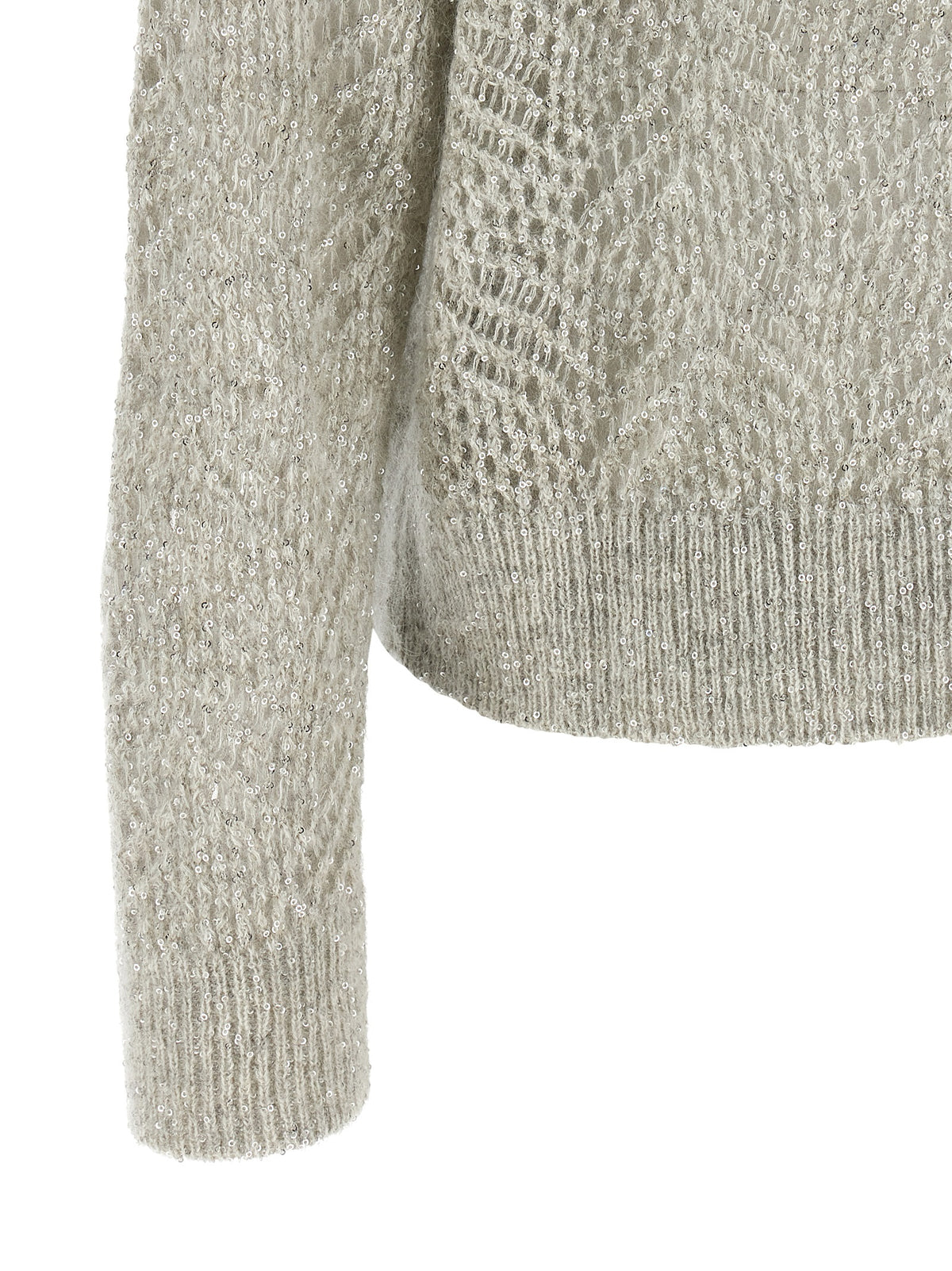 Brunello Cucinelli Grau Polyamid-Cardigan