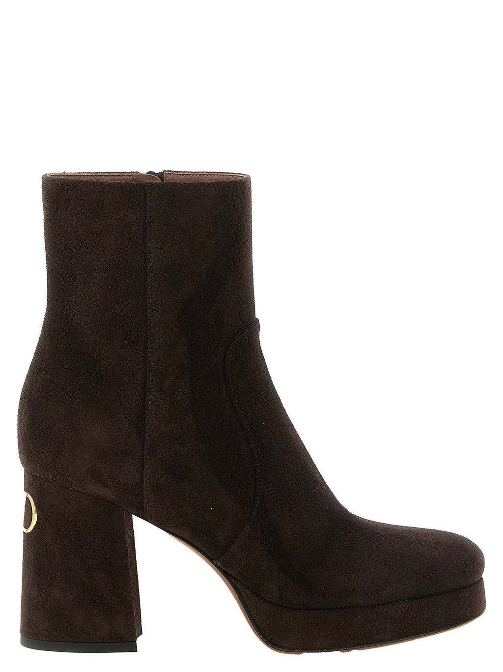 Valentino Garavani Stiefeletten aus braunem Kalbsleder