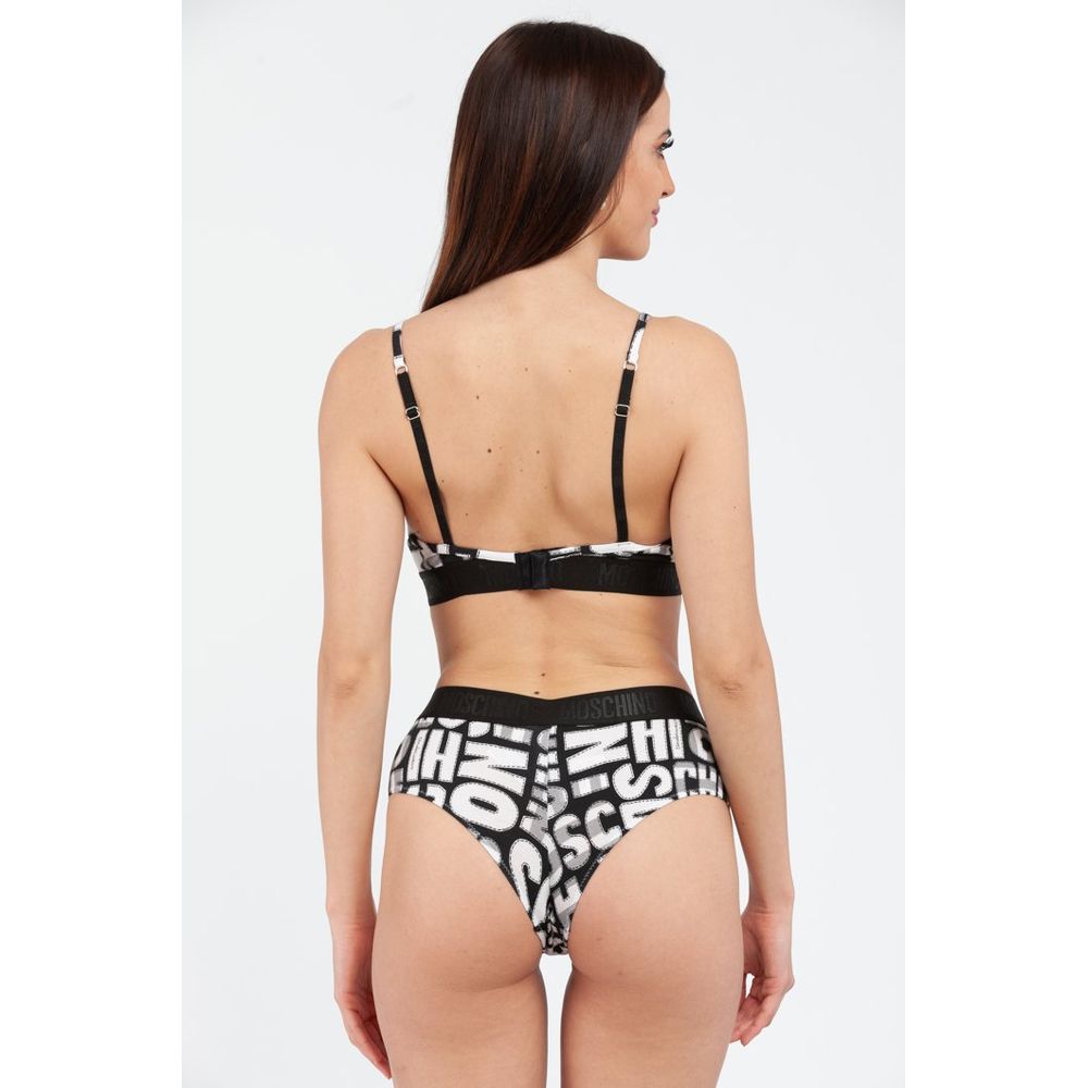 Moschino BH aus schwarzer Baumwolle