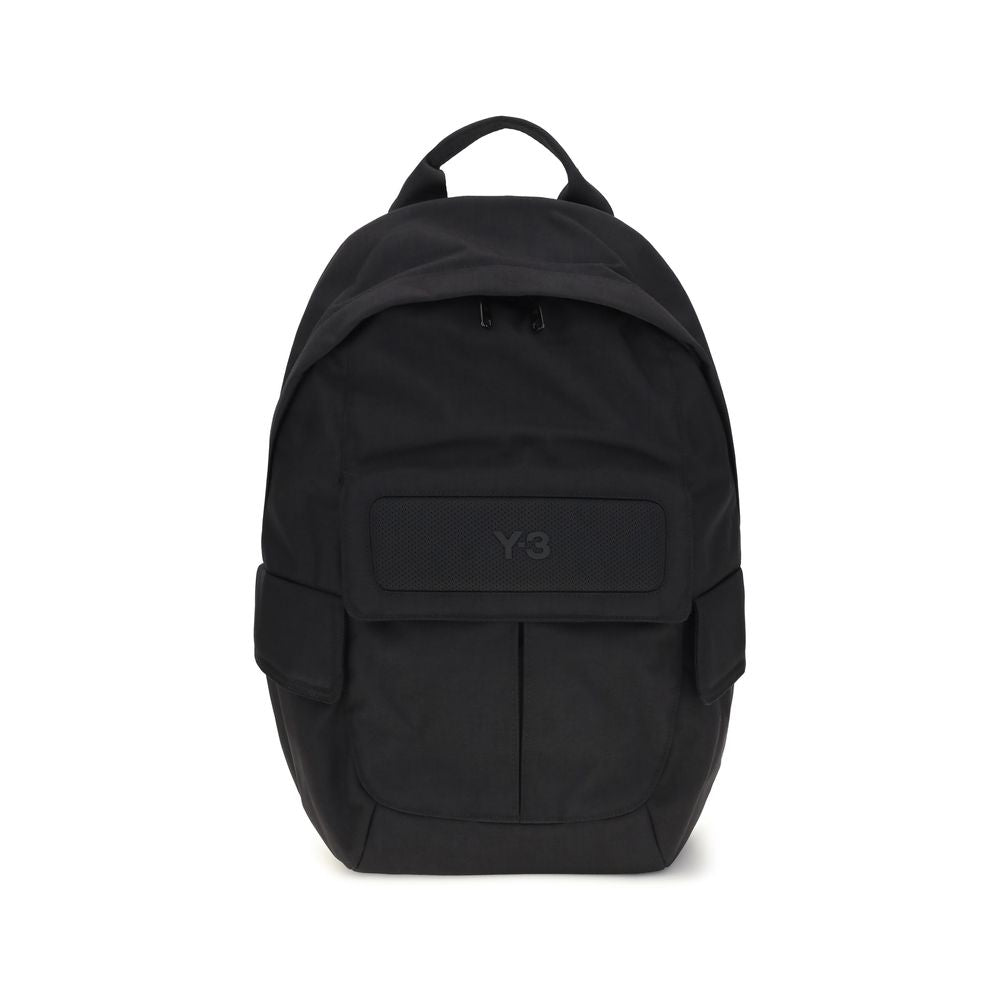 Y-3 Rucksack aus schwarzem Polyamid