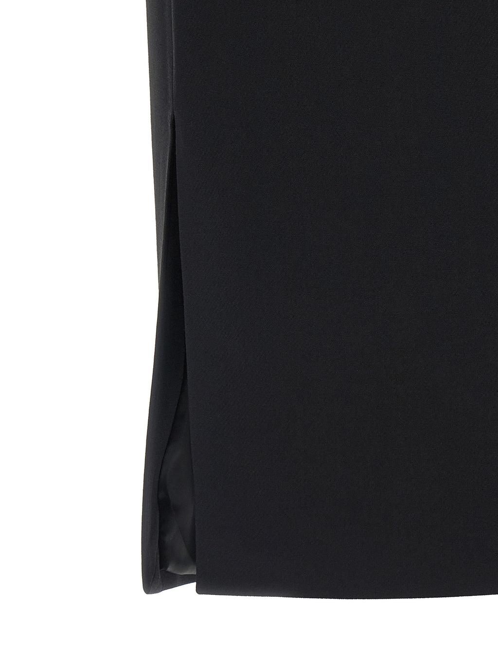 Fendi Midirock aus schwarzer Wolle