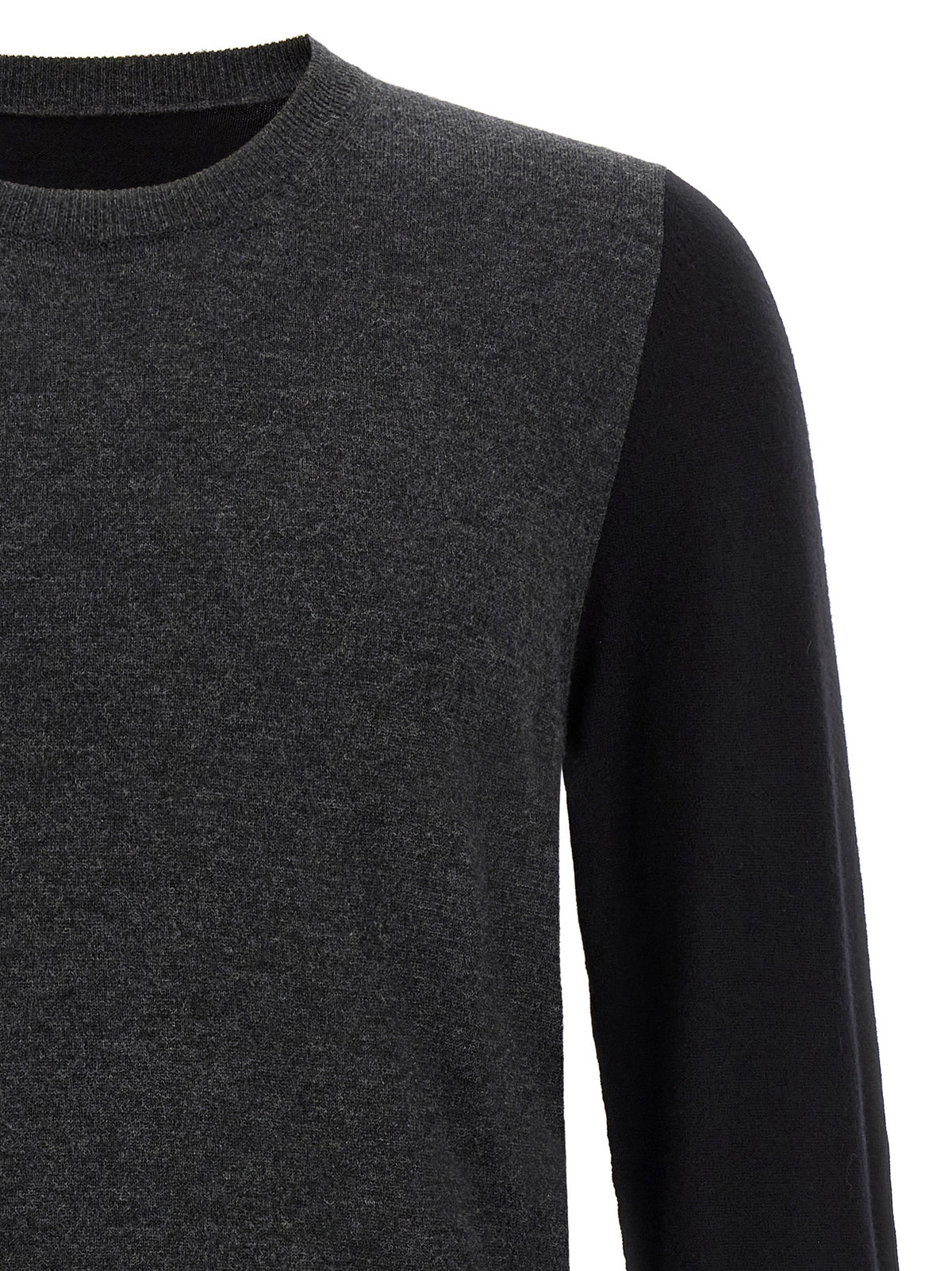 Maison Margiela Gray Wool Cardigan
