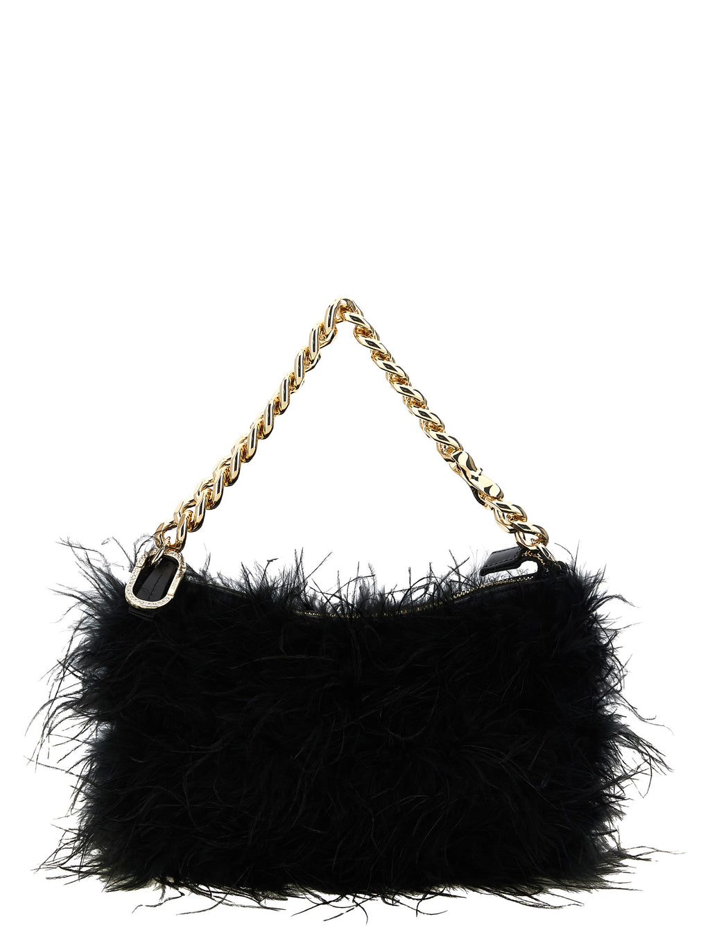 Twinset Black Polyester Clutch Bag