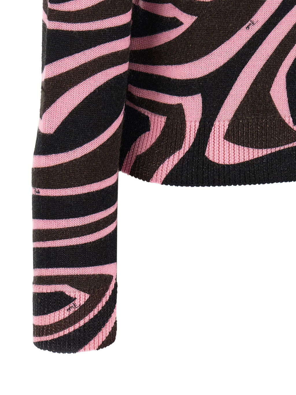 Emilio Pucci Mehrfarbige Strickjacke aus Wolle