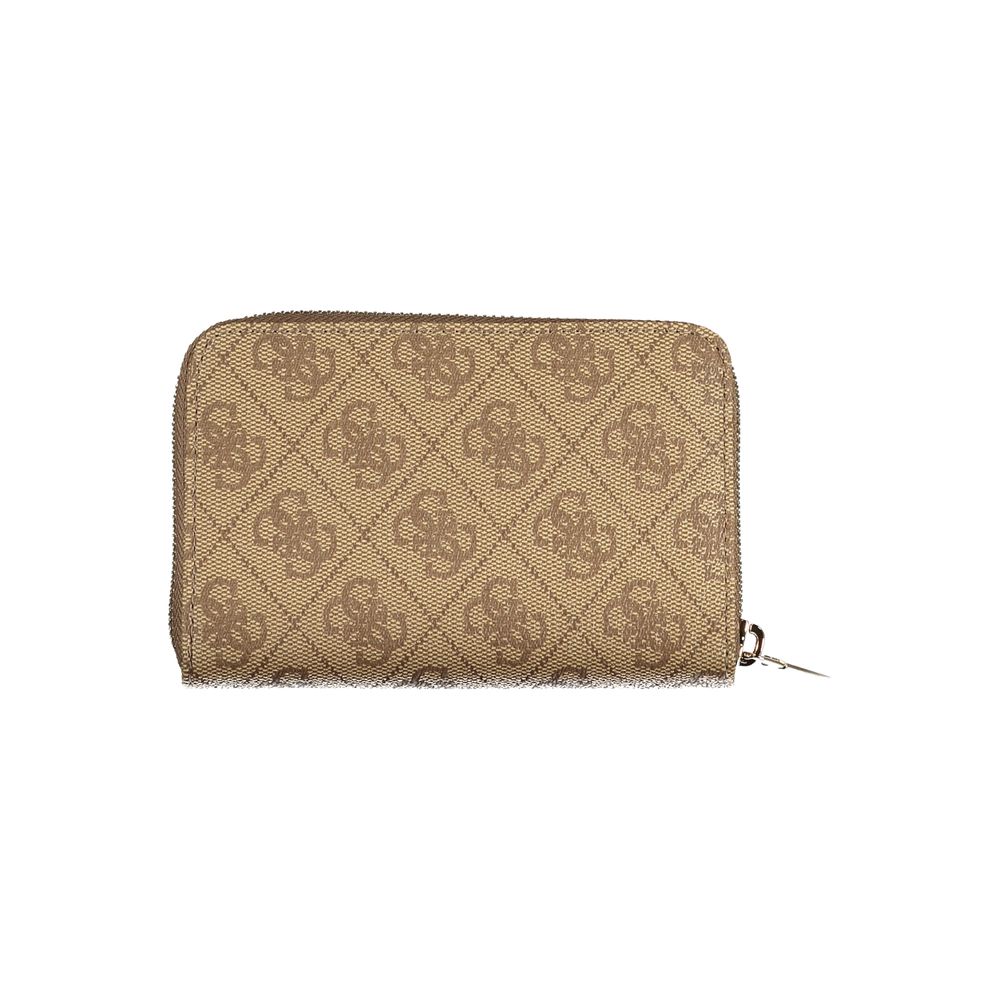 Guess Jeans Beige Polyurethan Damen Geldbörse