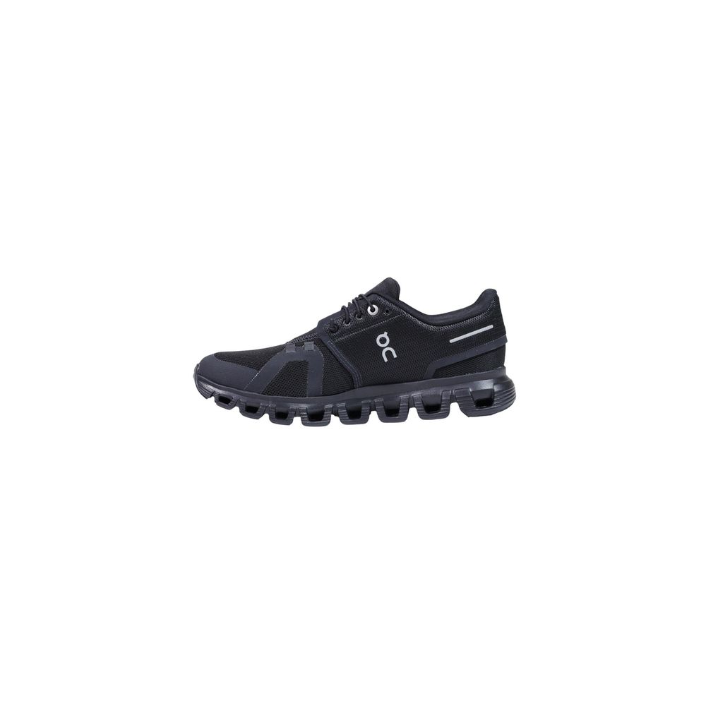 On Running Schwarze Synthetik-Turnschuhe