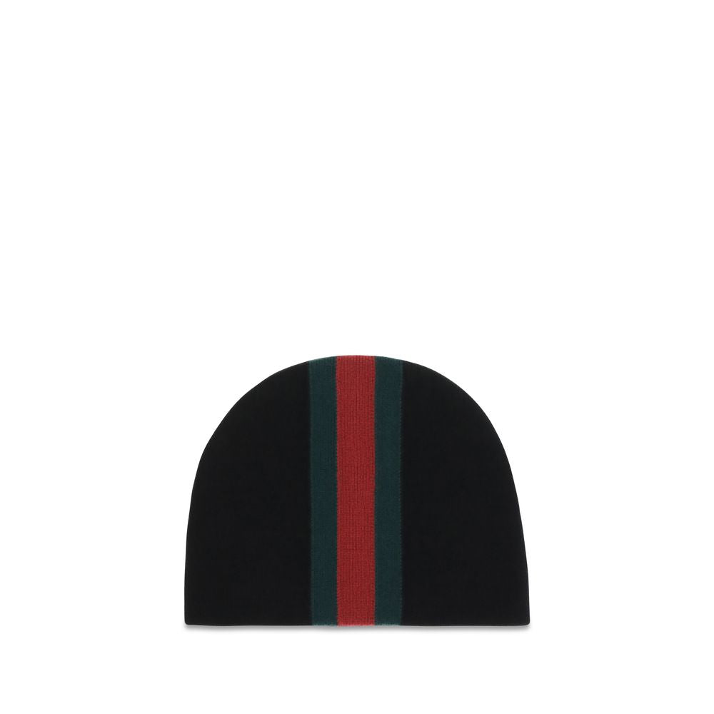 Gucci Schwarze Wolle Oves Aries Beanie
