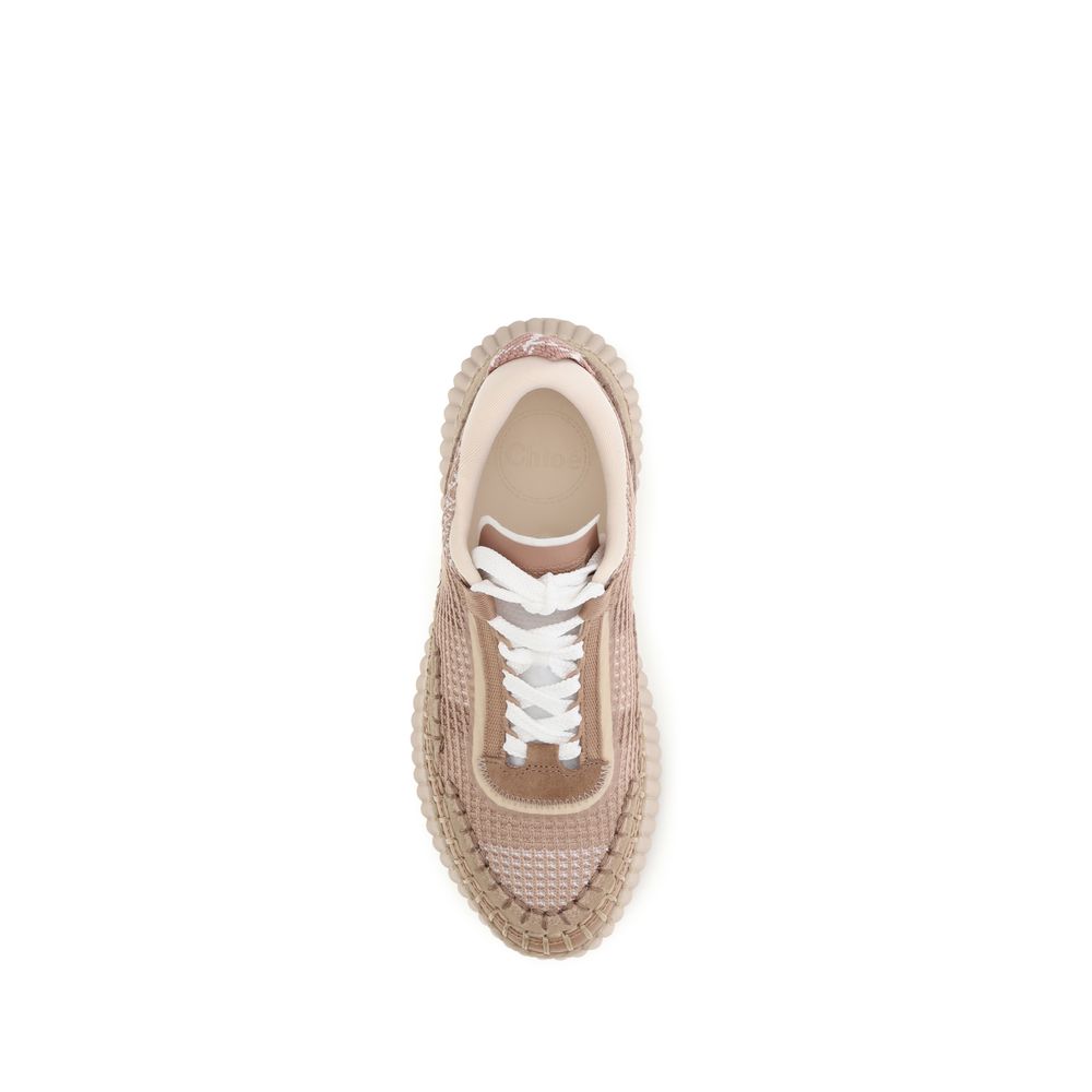 Chloé beige Nylon-Sportsneaker