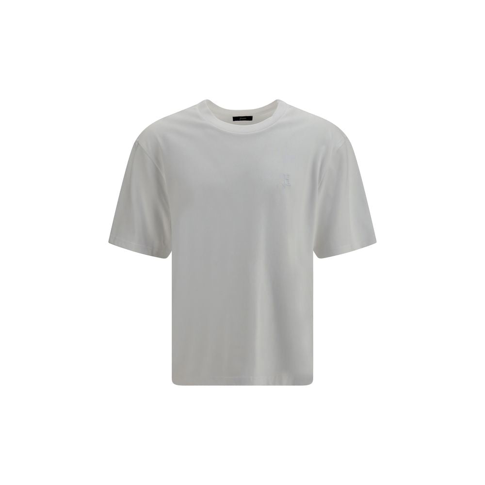 Herno weißes Baumwoll-T-Shirt