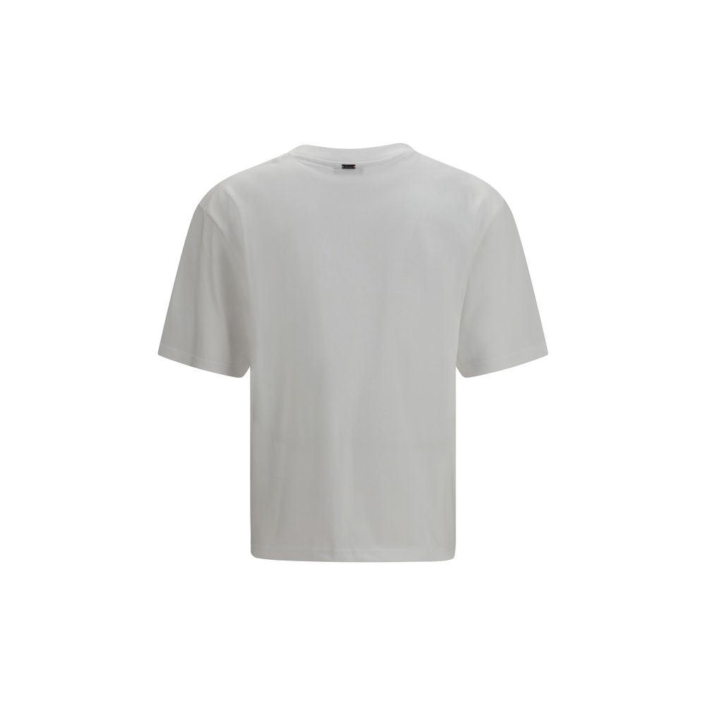 Herno weißes Baumwoll-T-Shirt