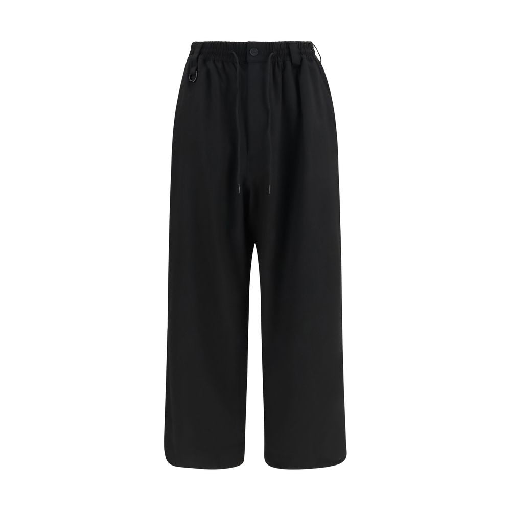 Y-3 Schwarze Wollhose Oves Aries Casual