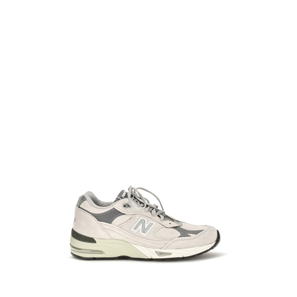 New Balance Sneaker aus grauem Wildleder
