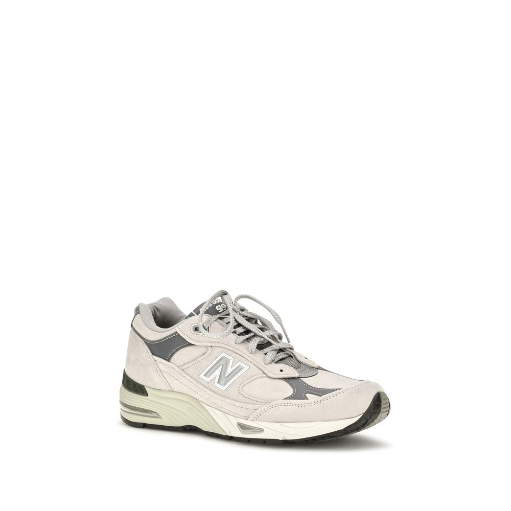 New Balance Sneaker aus grauem Wildleder