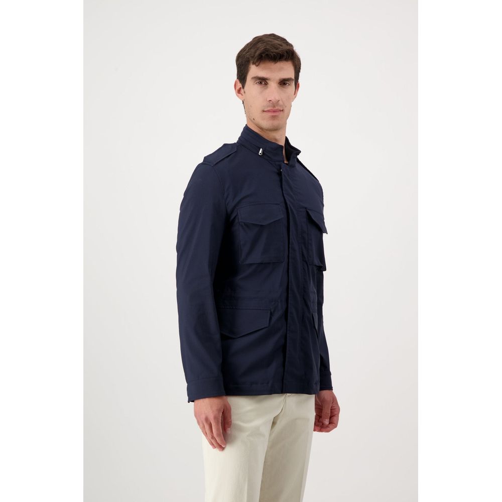 Autore Marineblaue Baumwolljacke