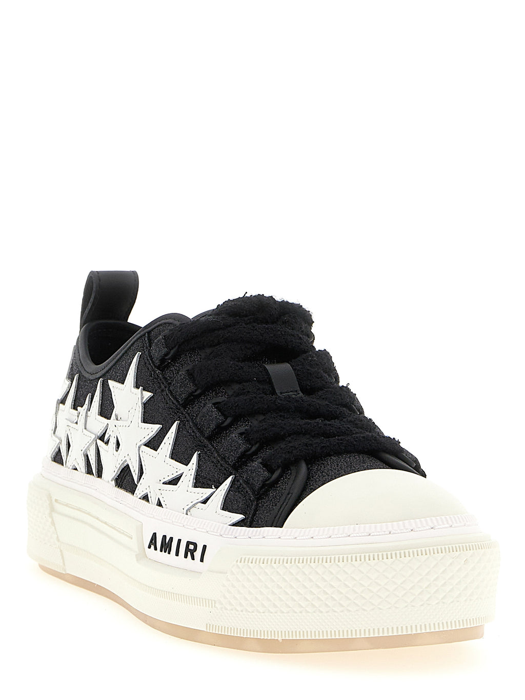 Amiri Low-Top-Sneakers aus zweifarbigem Kalbsleder