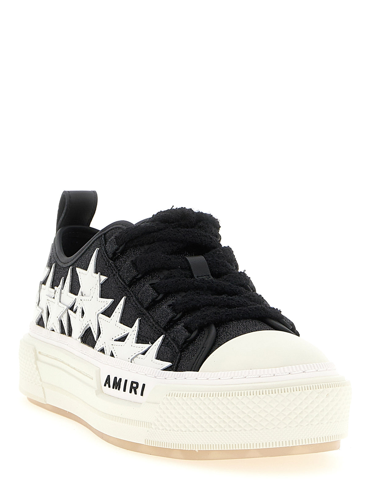 Amiri Low-Top-Sneakers aus zweifarbigem Kalbsleder