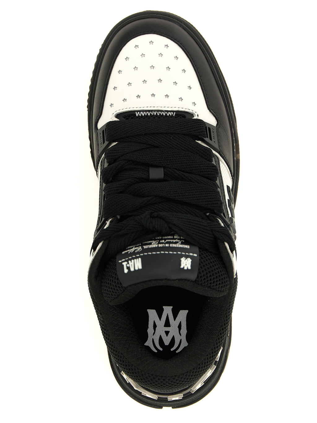 Amiri Bicolor-Sneakers aus Rindsleder