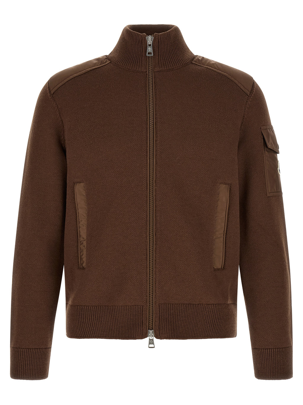 Moncler Brown Polyamide Cardigan