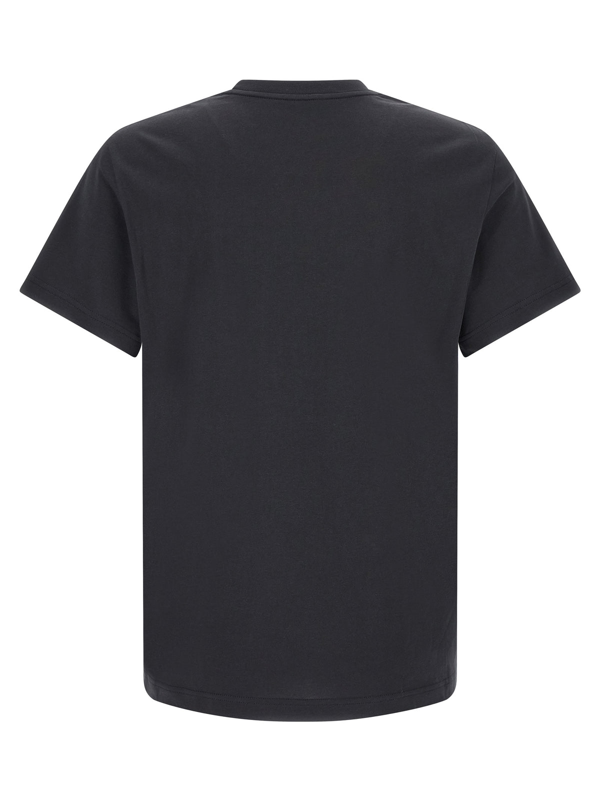Moncler T-Shirt aus blauer Baumwolle