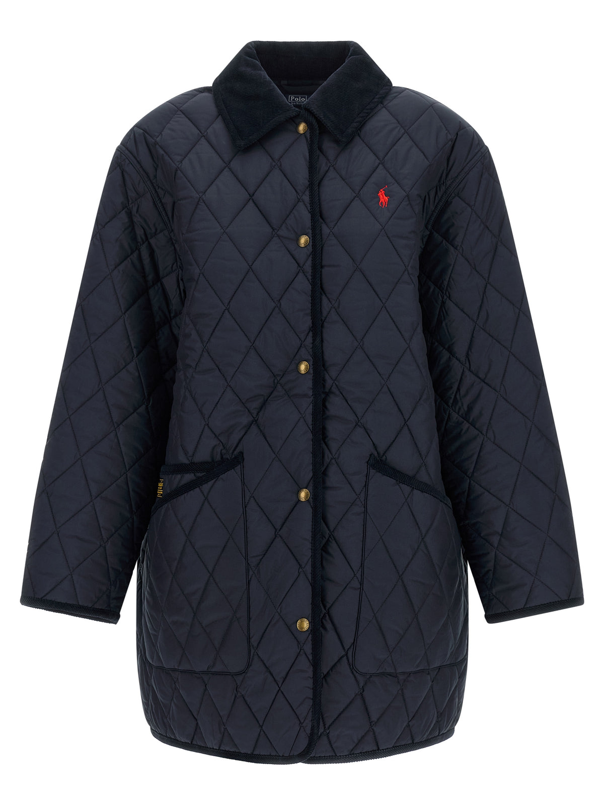 Polo Ralph Lauren Blaue Polyester-Langjacke