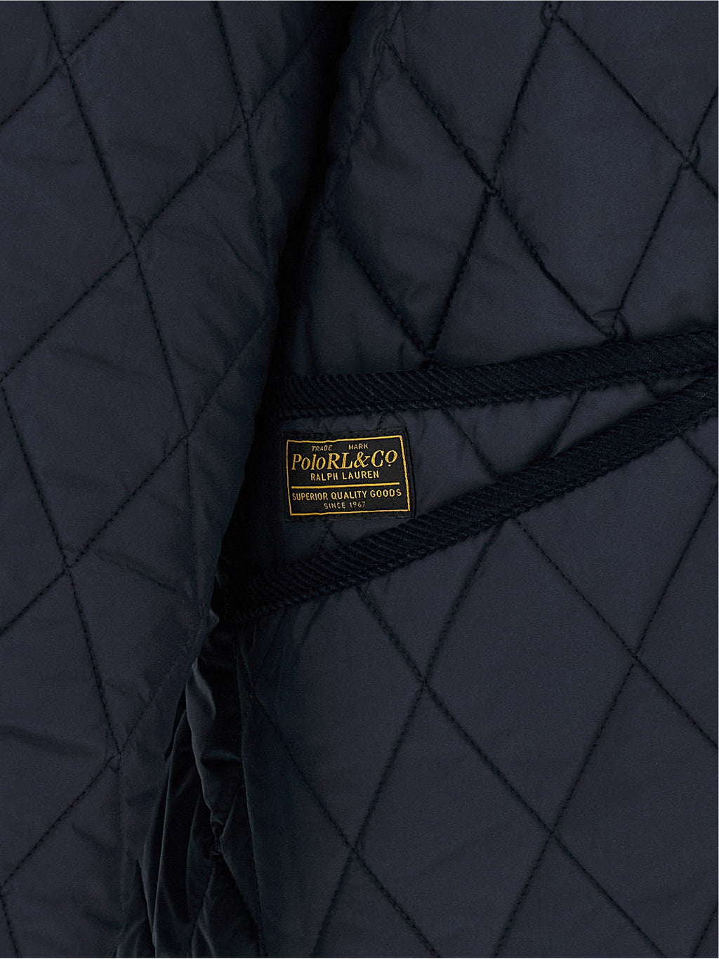 Polo Ralph Lauren Blaue Polyester-Langjacke
