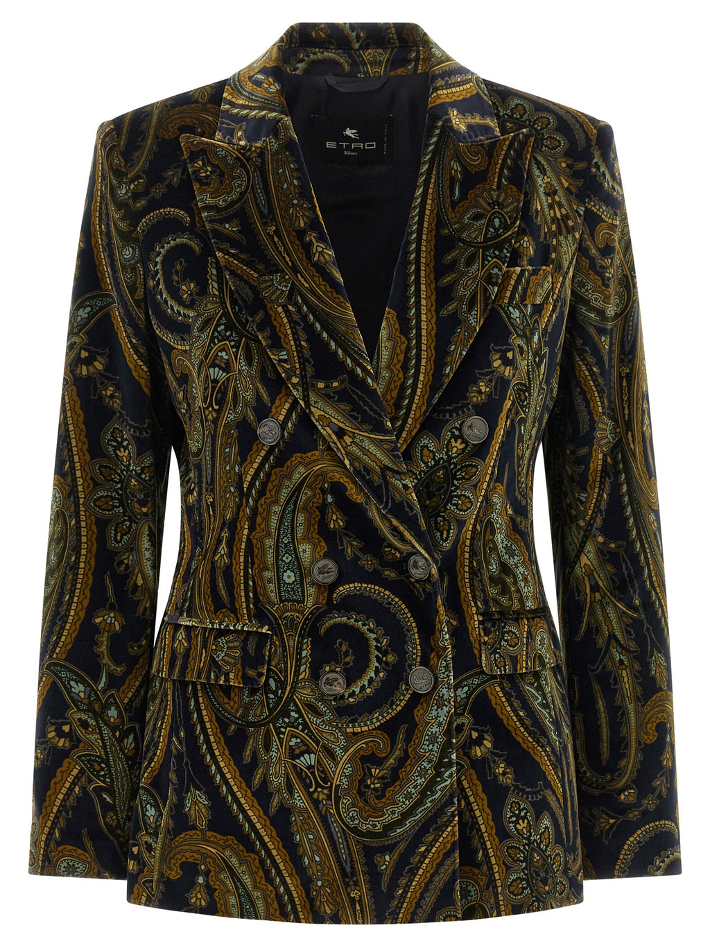 Etro Blauer Baumwollblazer