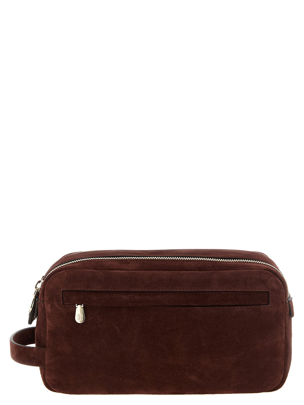 Brunello Cucinelli Bordeaux-Accessoires aus Kalbsleder