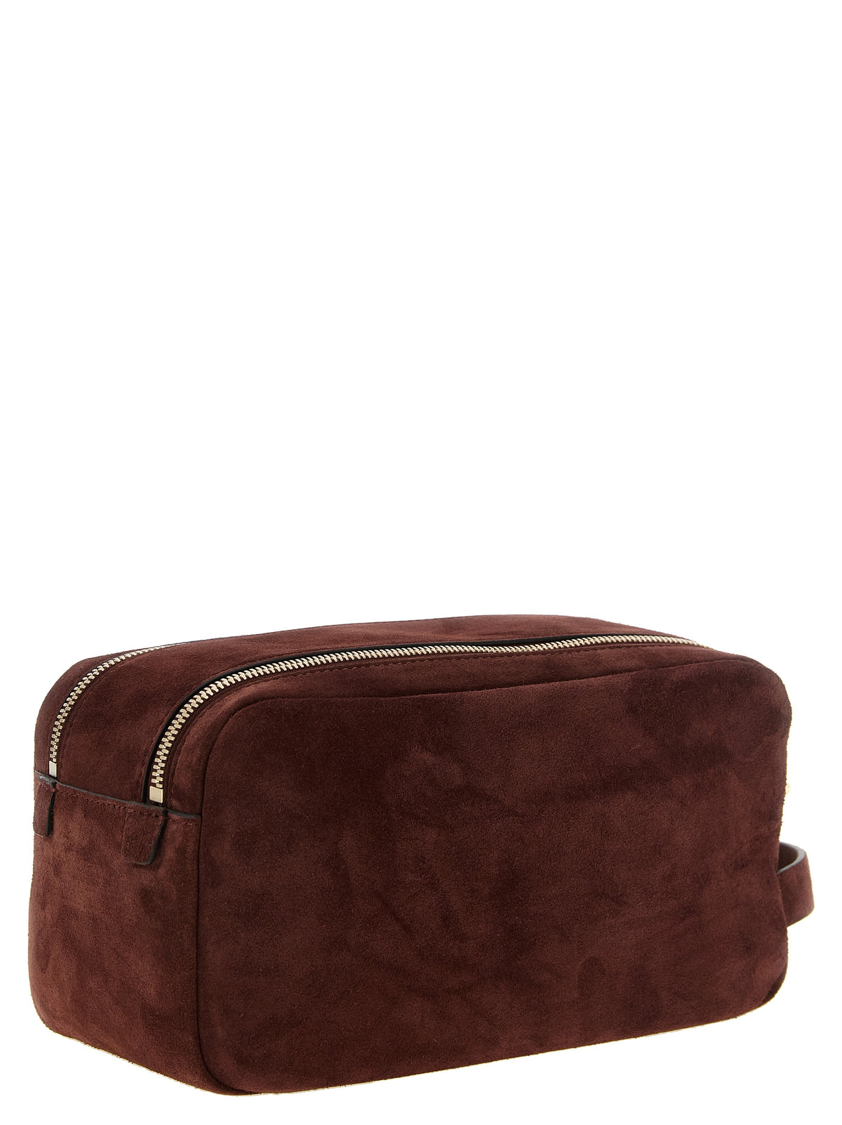 Brunello Cucinelli Bordeaux-Accessoires aus Kalbsleder