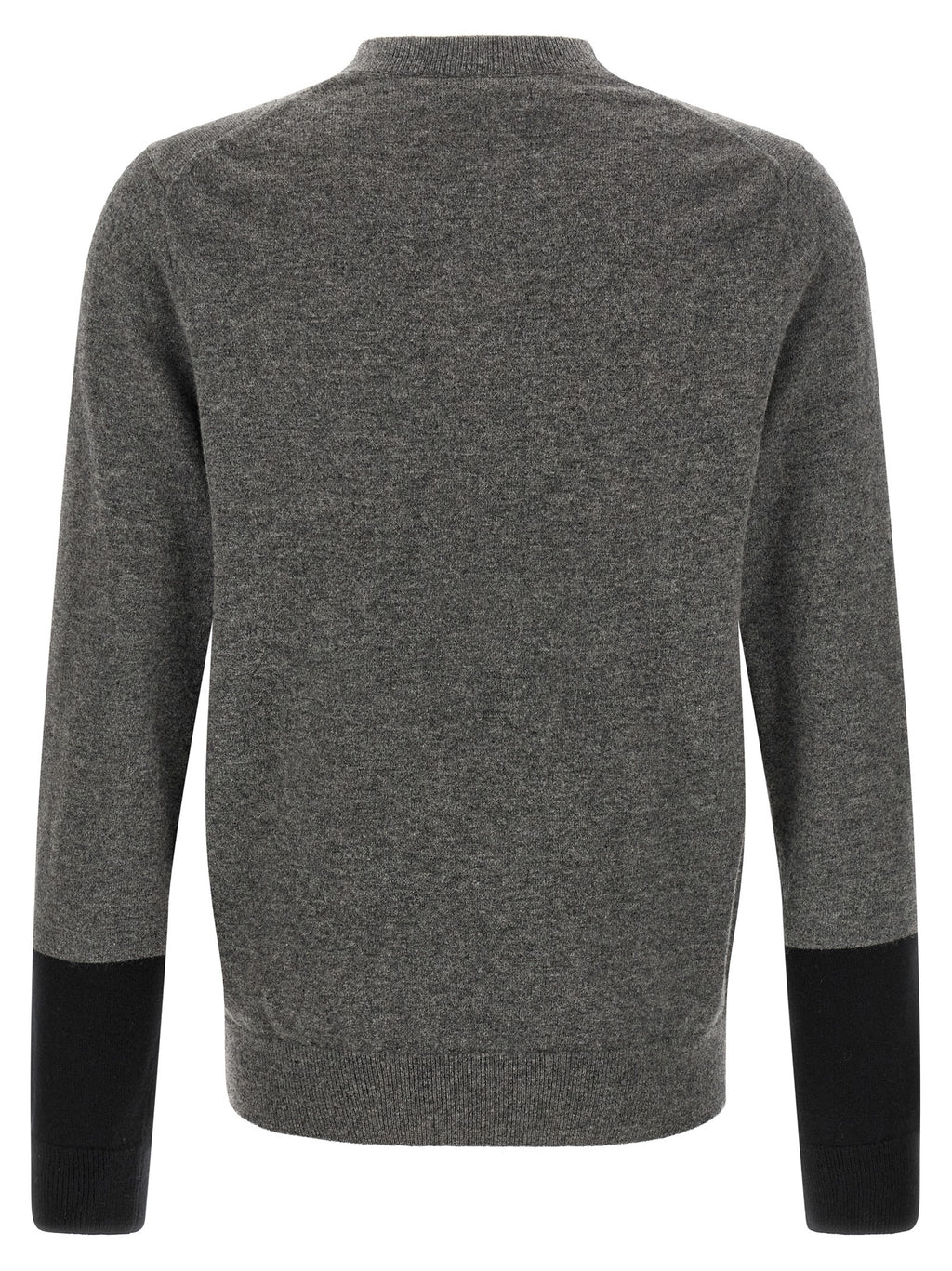 Comme des Garçons Graue Wollstrickjacke