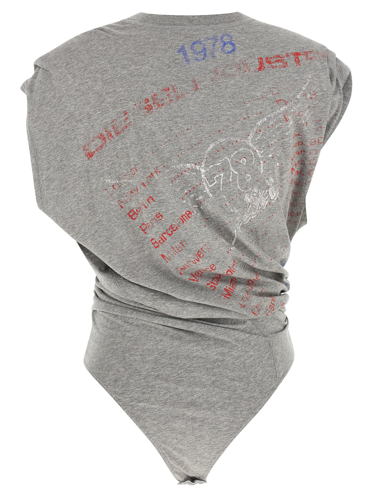 Diesel grauer Baumwoll-Body