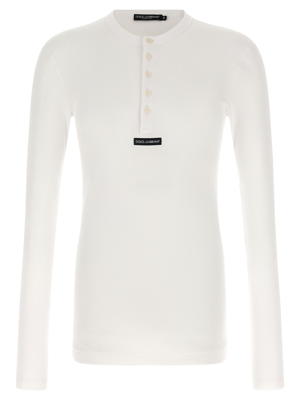 Dolce & Gabbana White Cotton T-Shirt