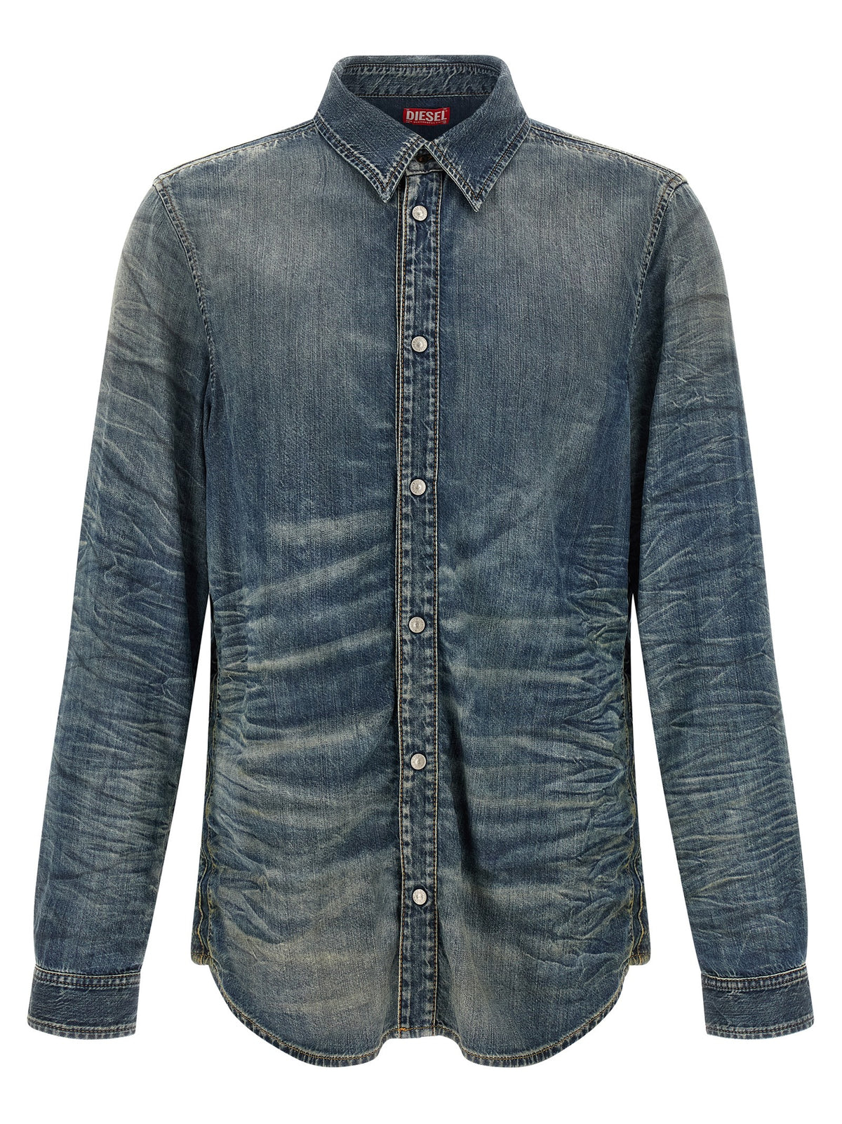 Diesel Blue Lyocell Blouse
