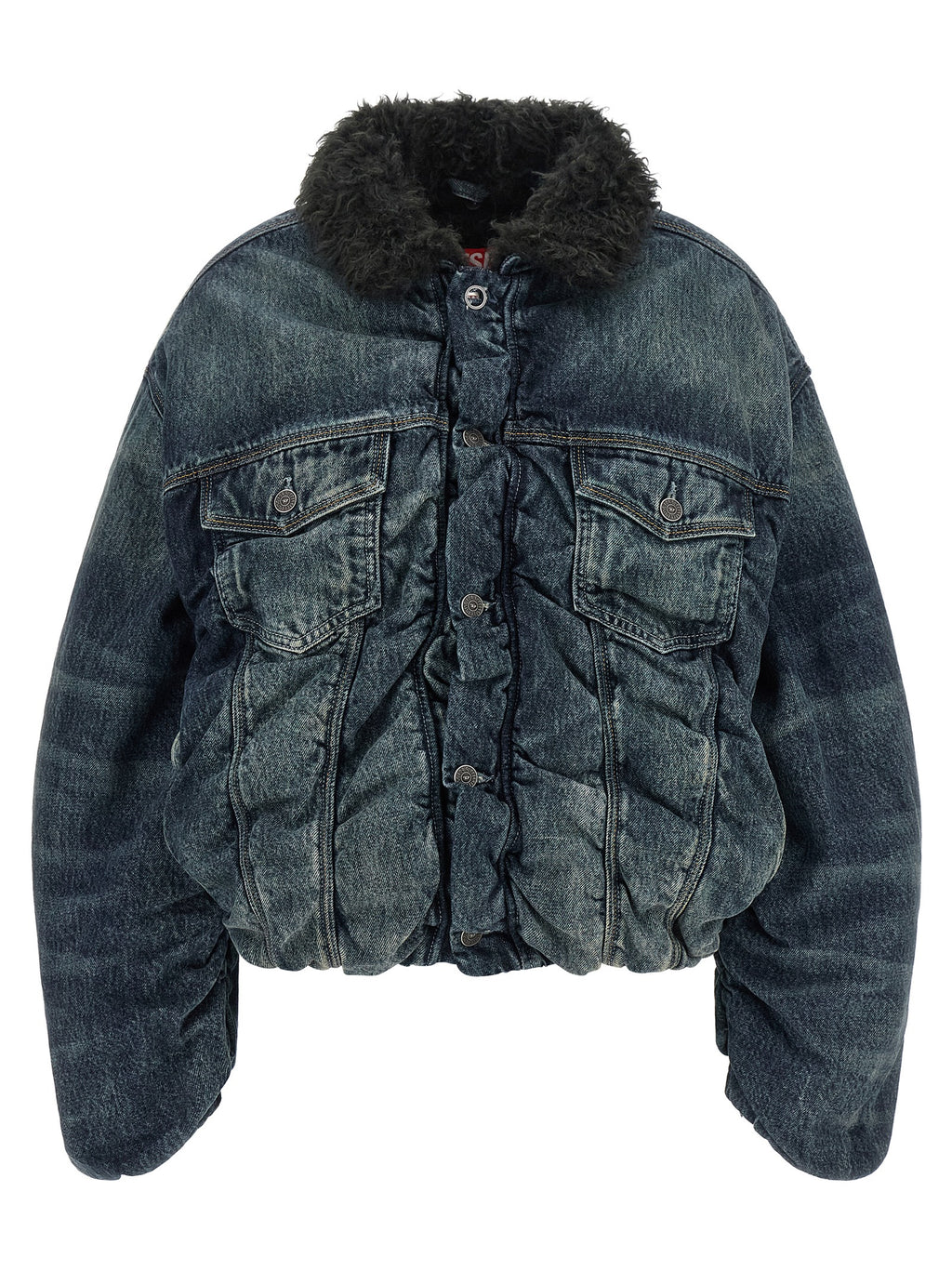 Diesel Jeansjacke aus blauer Baumwolle