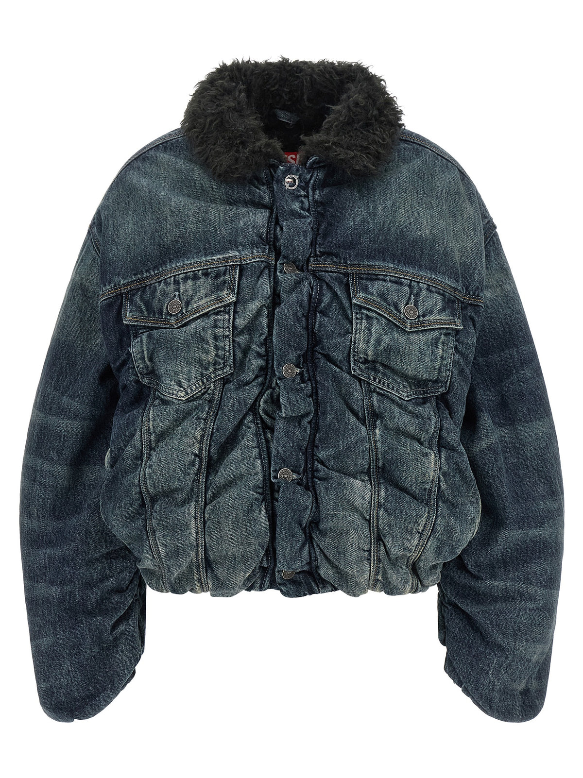 Diesel Jeansjacke aus blauer Baumwolle