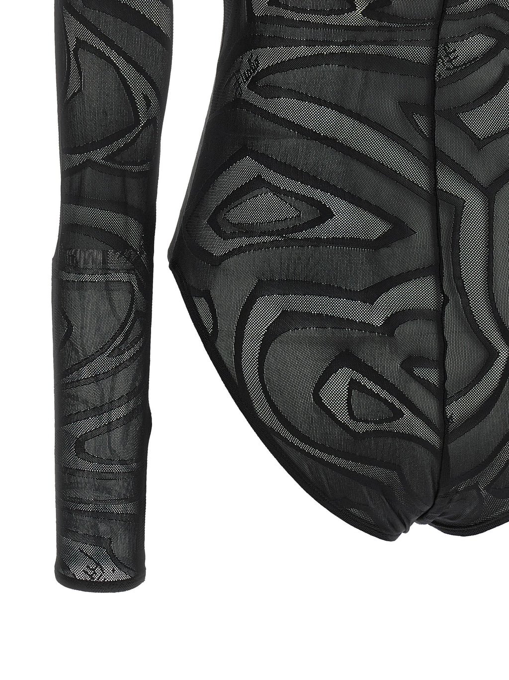 Emilio Pucci Black Polyamide Bodysuit