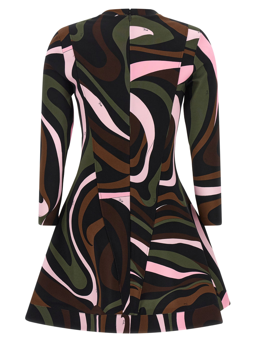 Emilio Pucci Kurzes Kleid aus mehrfarbiger Viskose