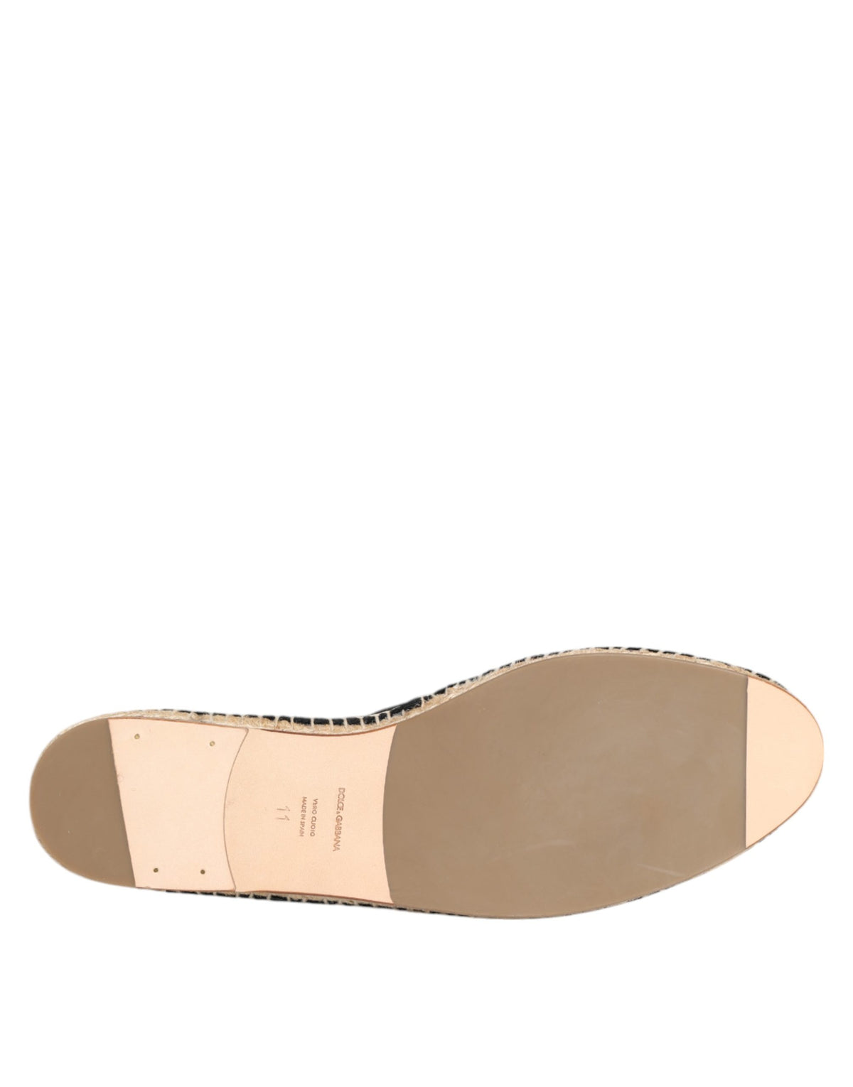 Dolce & Gabbana Schwarze bestickte Kronen-Espadrilles