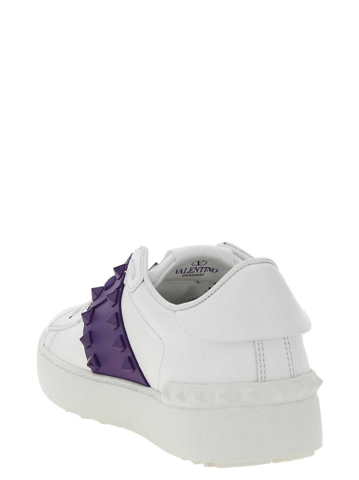 Valentino Garavani Violette Low-Top-Sneaker aus Kalbsleder