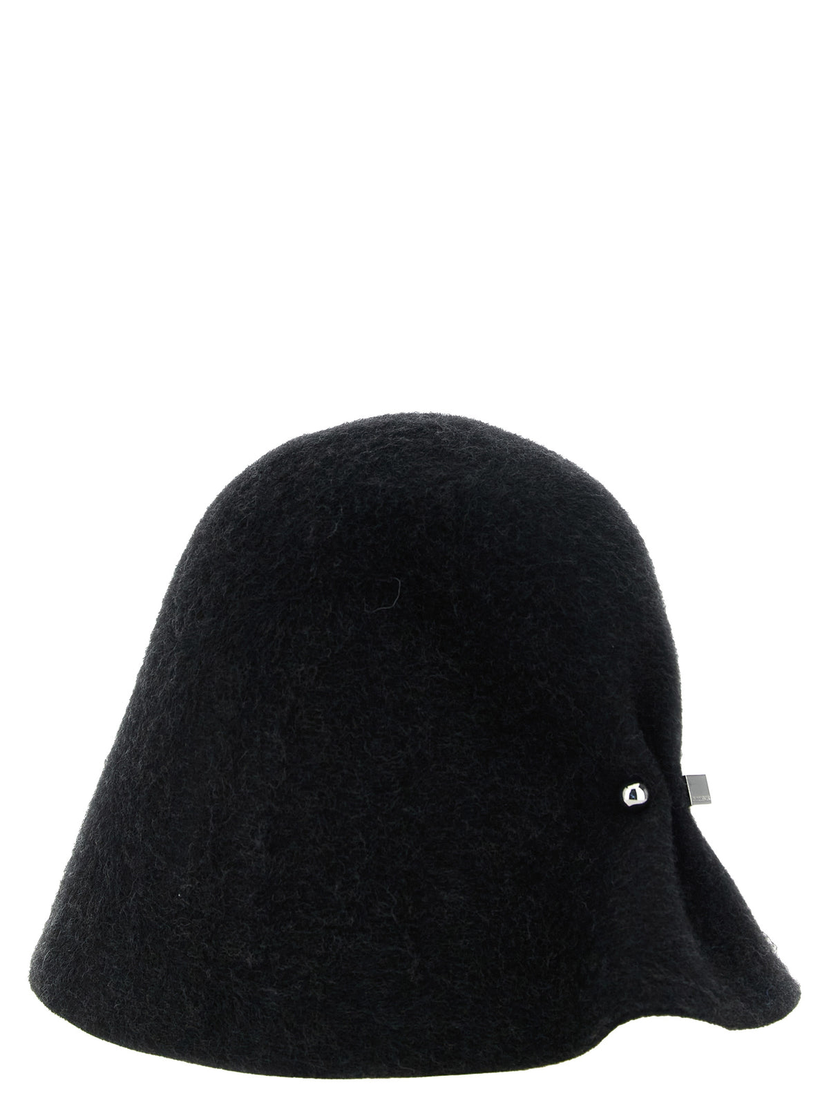 Jacquemus Schwarze Merinowollmütze