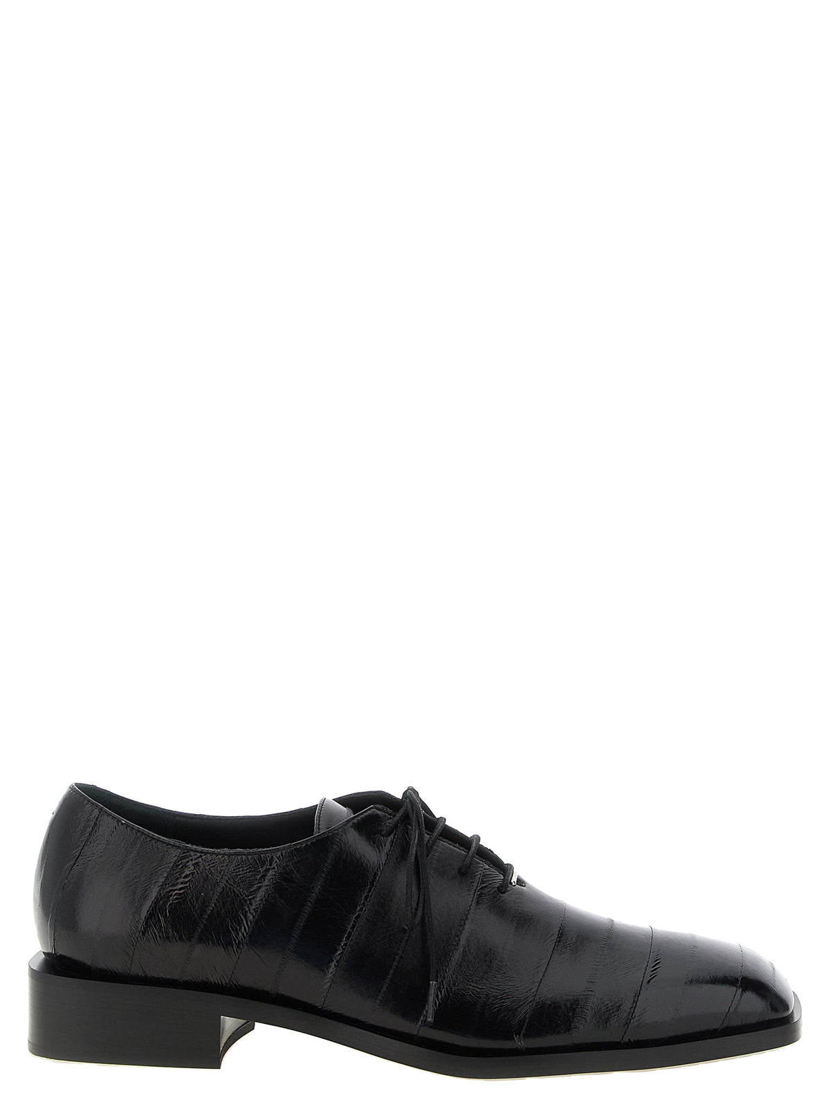 Giuseppe Zanotti Schwarze Leder-Oxfords und Derbys