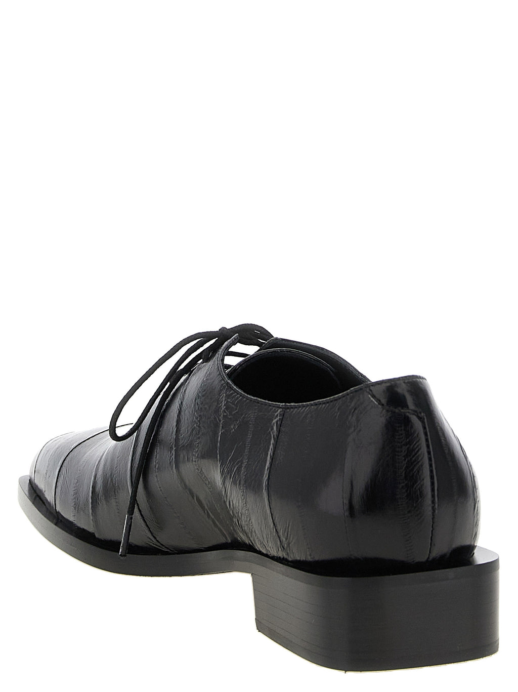 Giuseppe Zanotti Schwarze Leder-Oxfords und Derbys