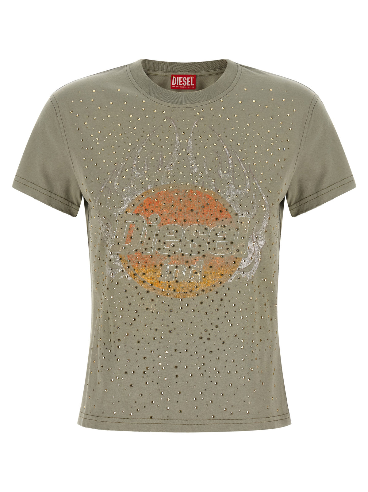 Diesel Bicolor Baumwoll-T-Shirt