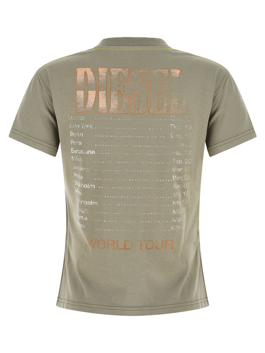 Diesel Bicolor Baumwoll-T-Shirt