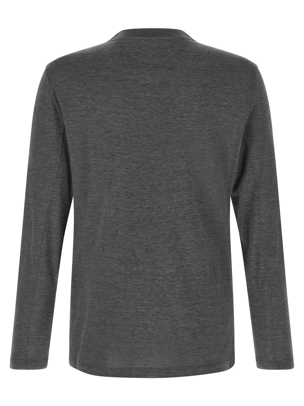 Brunello Cucinelli Gray Silk T-Shirt