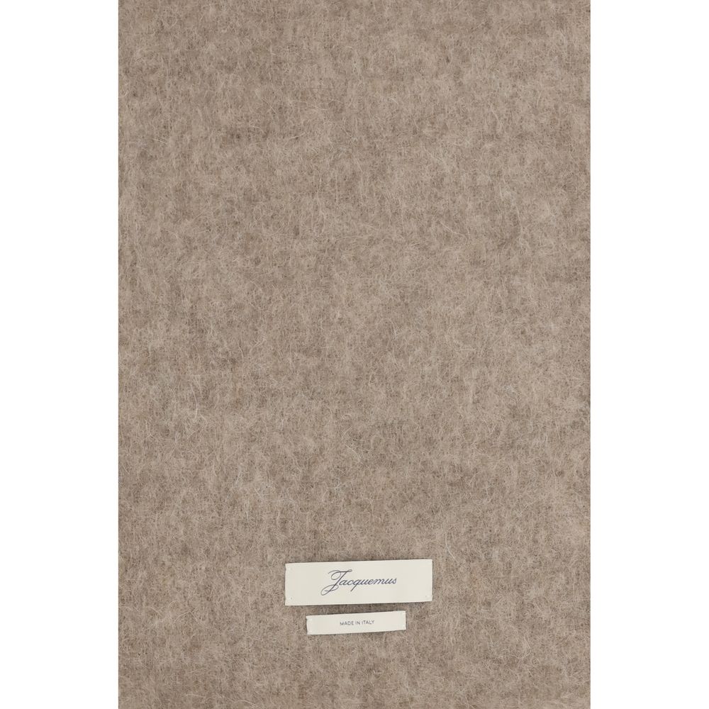 Jacquemus Beige Mohair-Schal