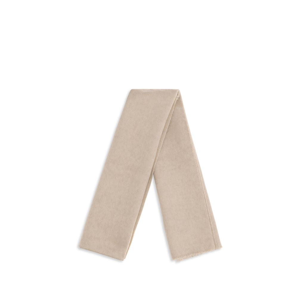 Jacquemus Schal „Oves Aries“ aus beigefarbener Wolle
