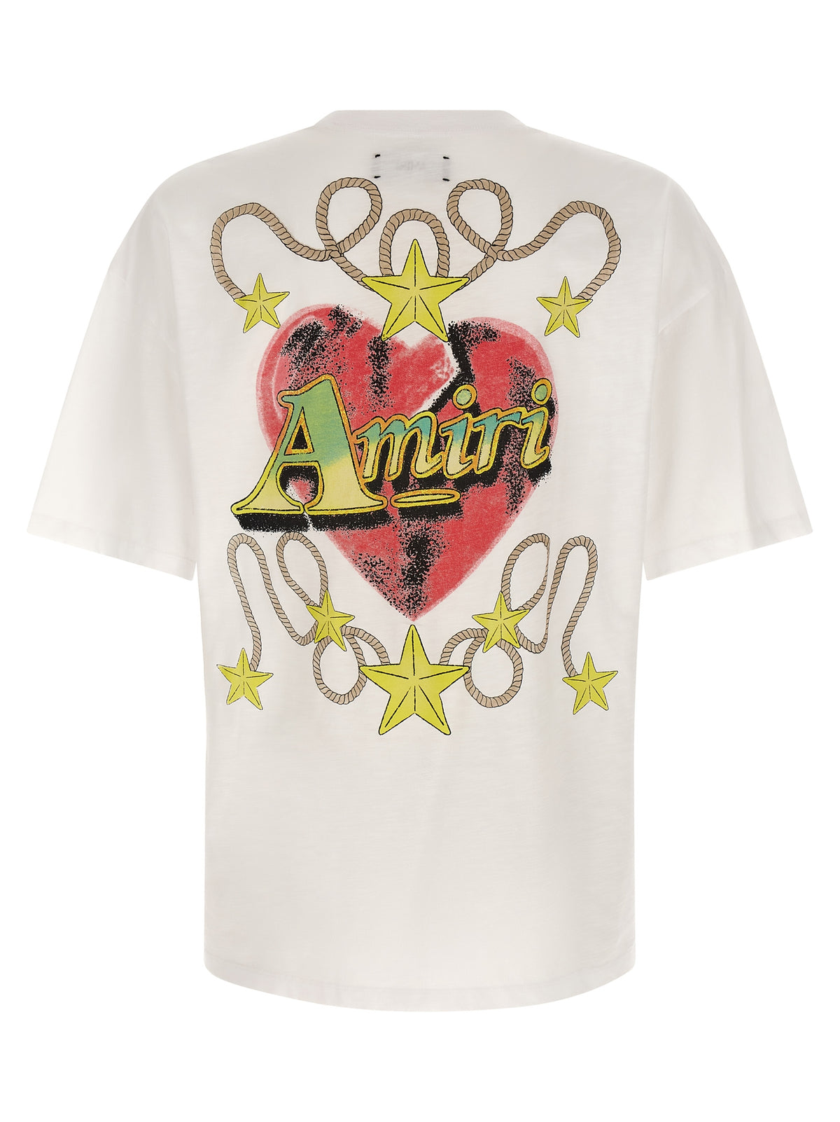 Amiri White Cotton T-Shirt