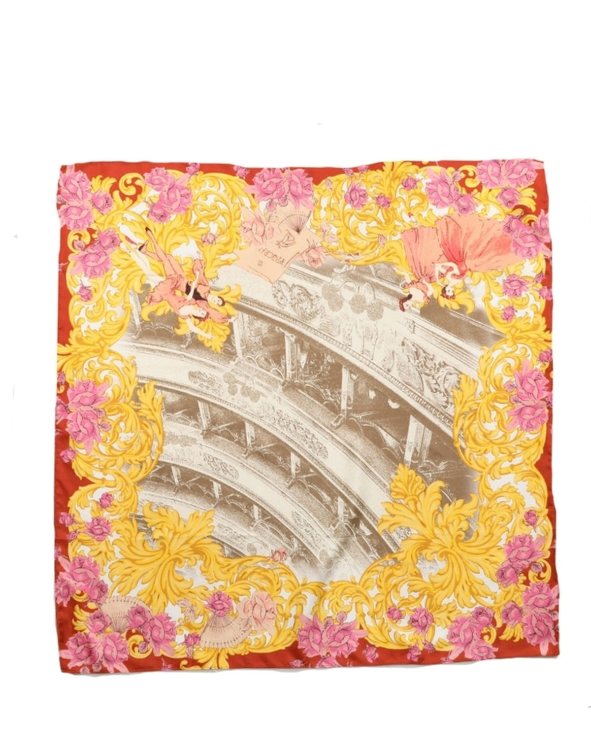 Dolce & Gabbana Multicolor Silk Printed Square Foulard Scarf