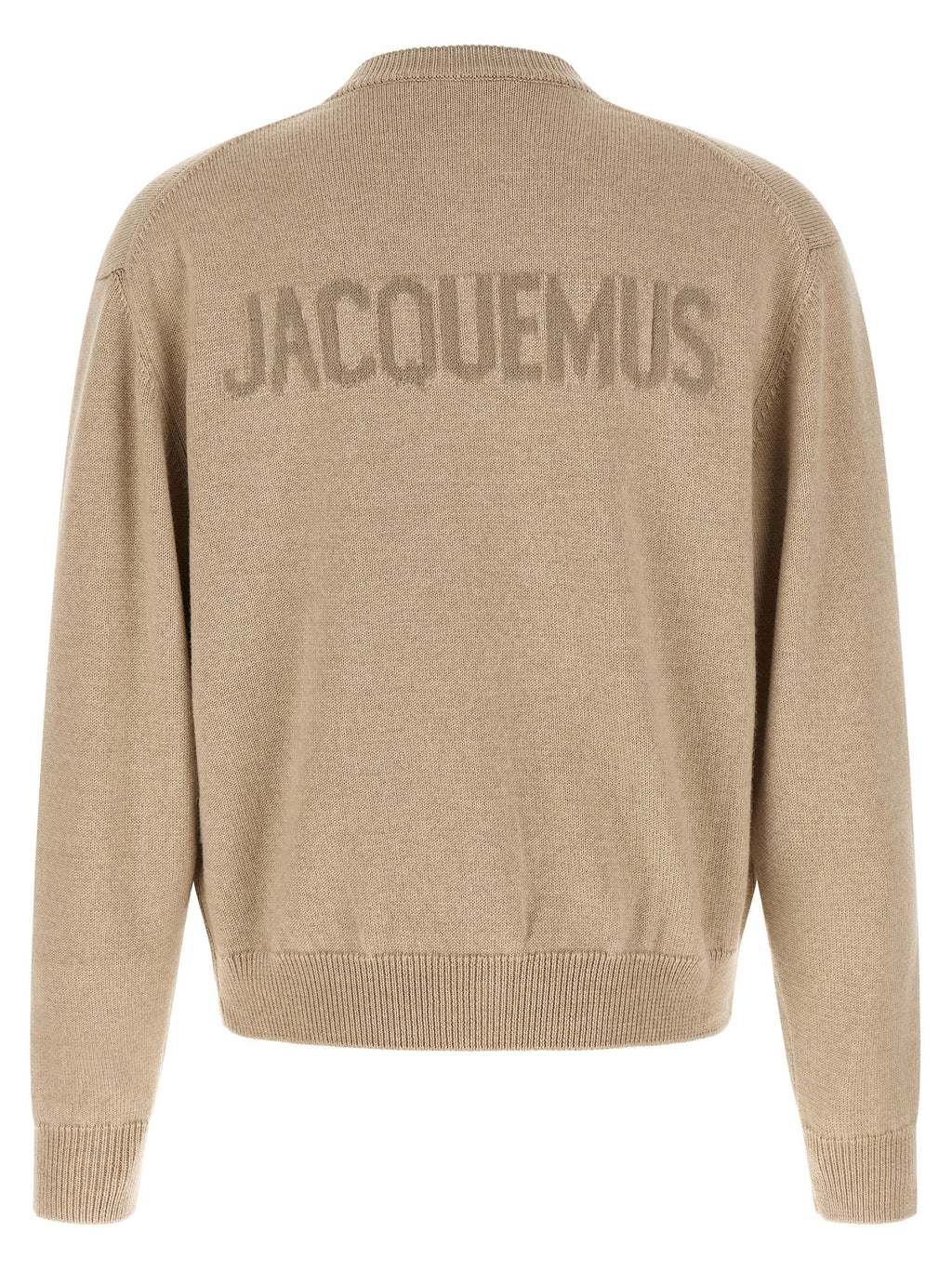 Jacquemus Beige Merino Wool Cardigan