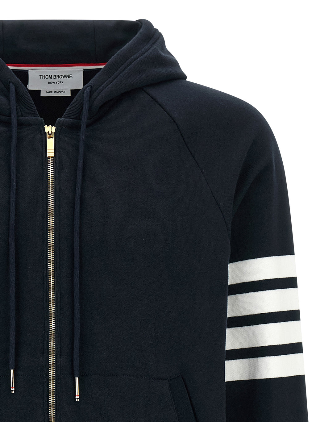 Thom Browne Blue Cotton Sweatshirt